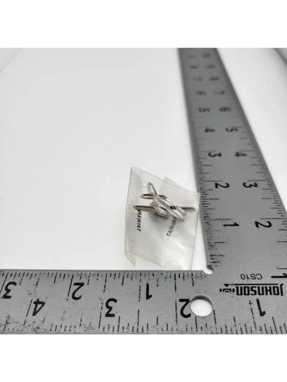 Vintage Beechcraft Enamel Airplane pin Pilot Tie tack